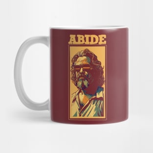 Abide - Vintage The Big Lebowski The Dude Street Art Design Mug